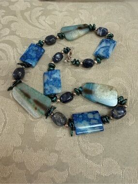 Lapis Statement Necklace